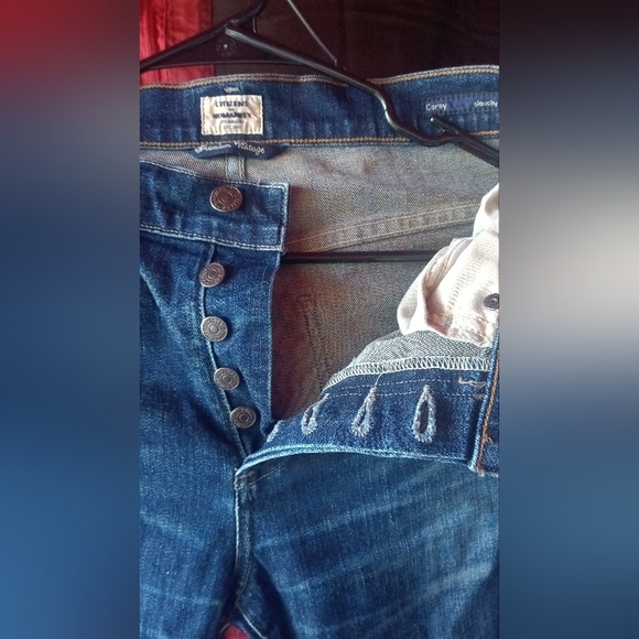 CITIZEN OF HUMANITY Jean's Premium Vintage. Carey Slouchy Slim size 23 - Picture 4 of 7